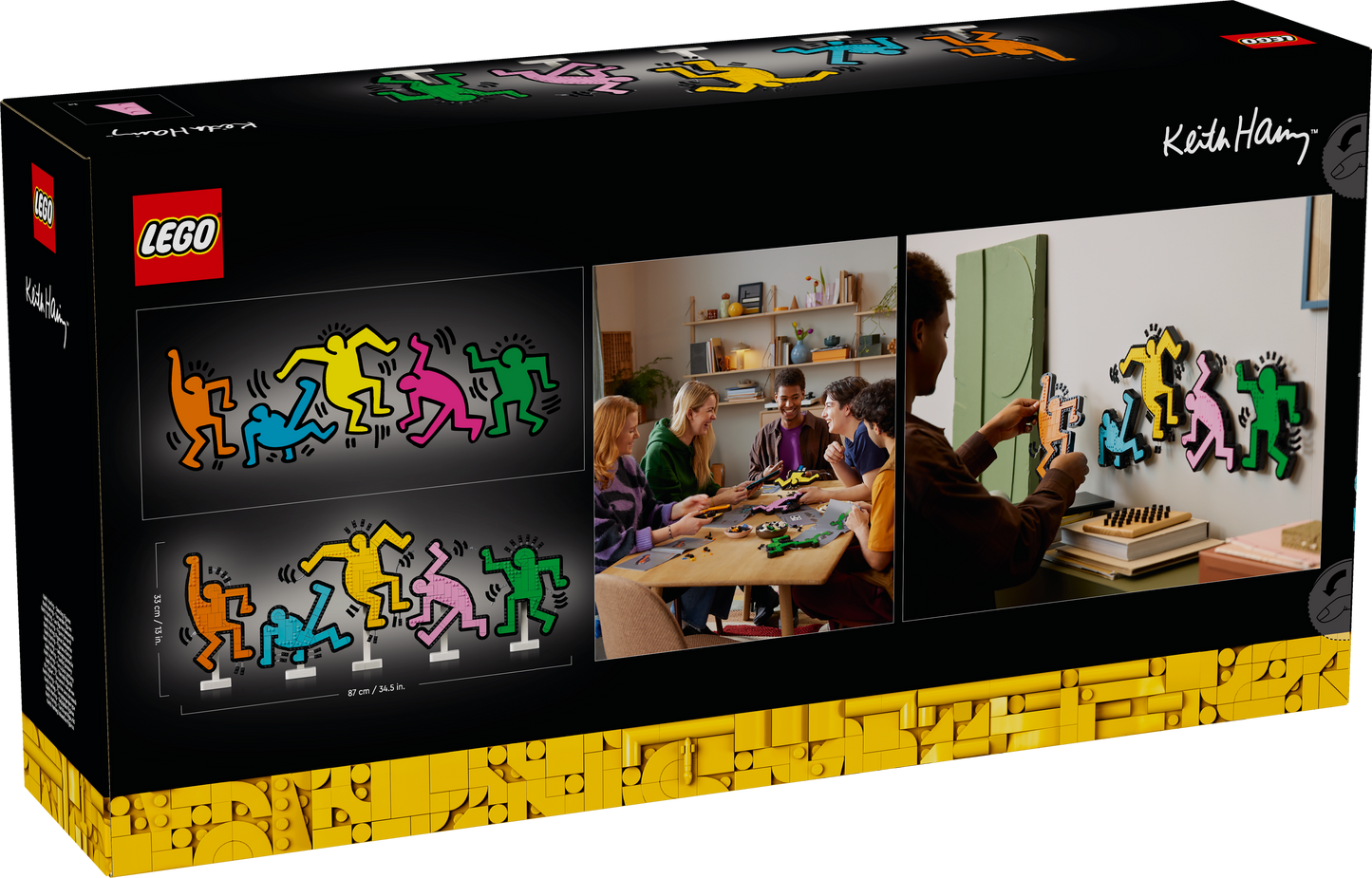 31216 Keith Haring - Dansende figuren