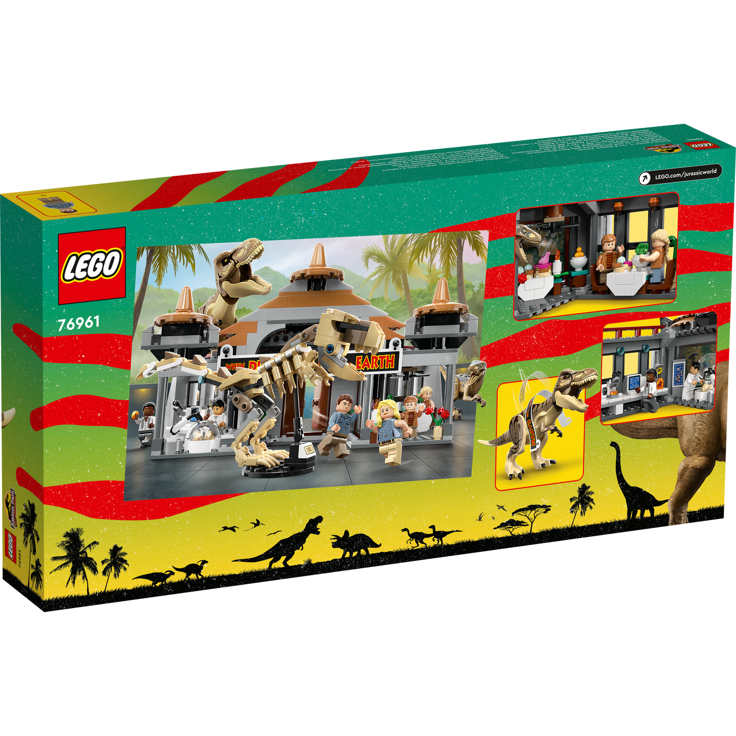 76961 Besucherzentrum: T. rex & Raptor-Angriff
