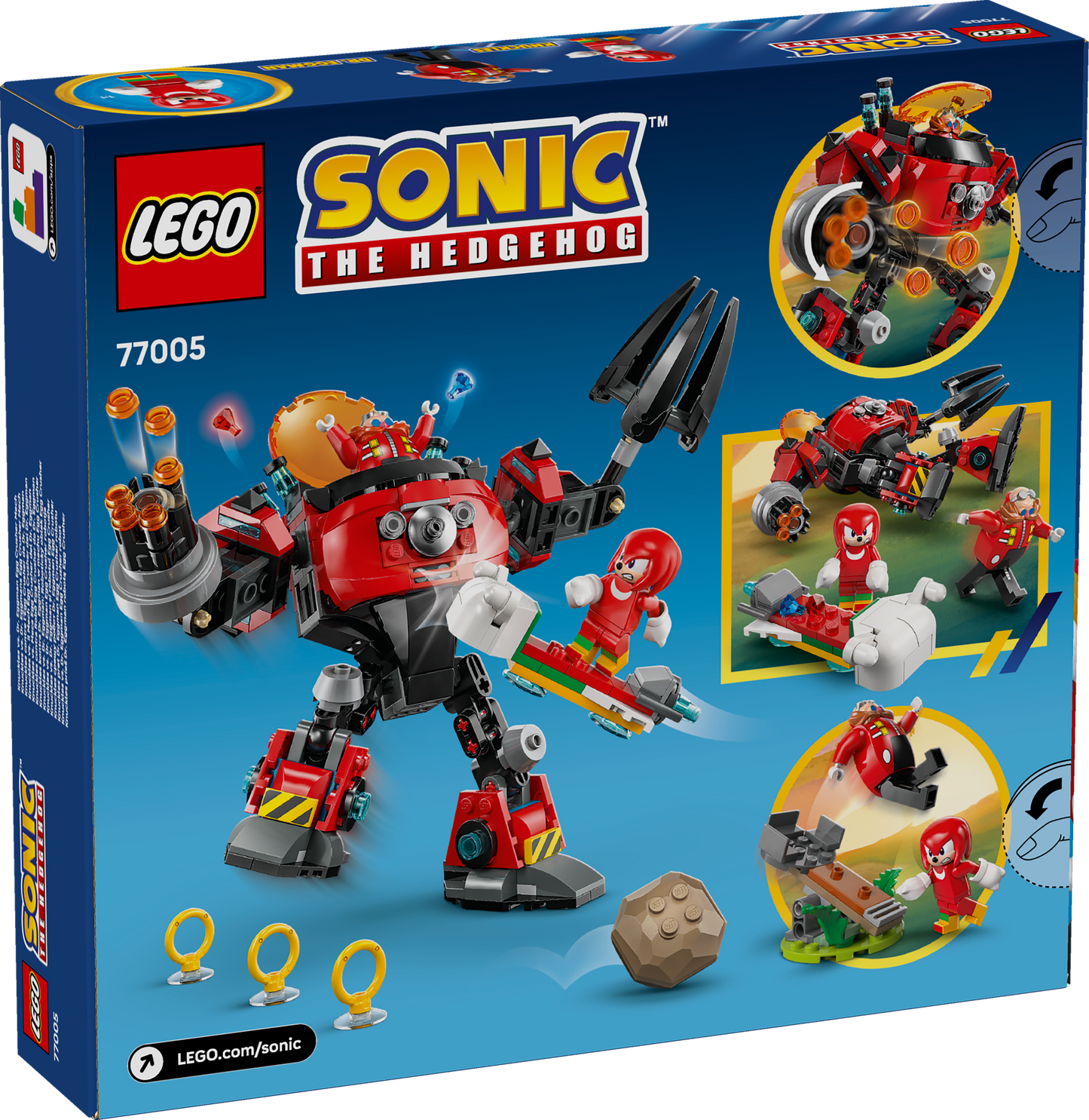 77005 Knuckles Vs. Dr Eggman Egg Crusher Mech
