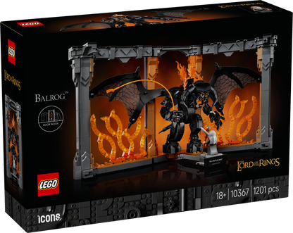 LEGO® Icons 10367 Der Herr der Ringe: Balrog™ Bücherstütze