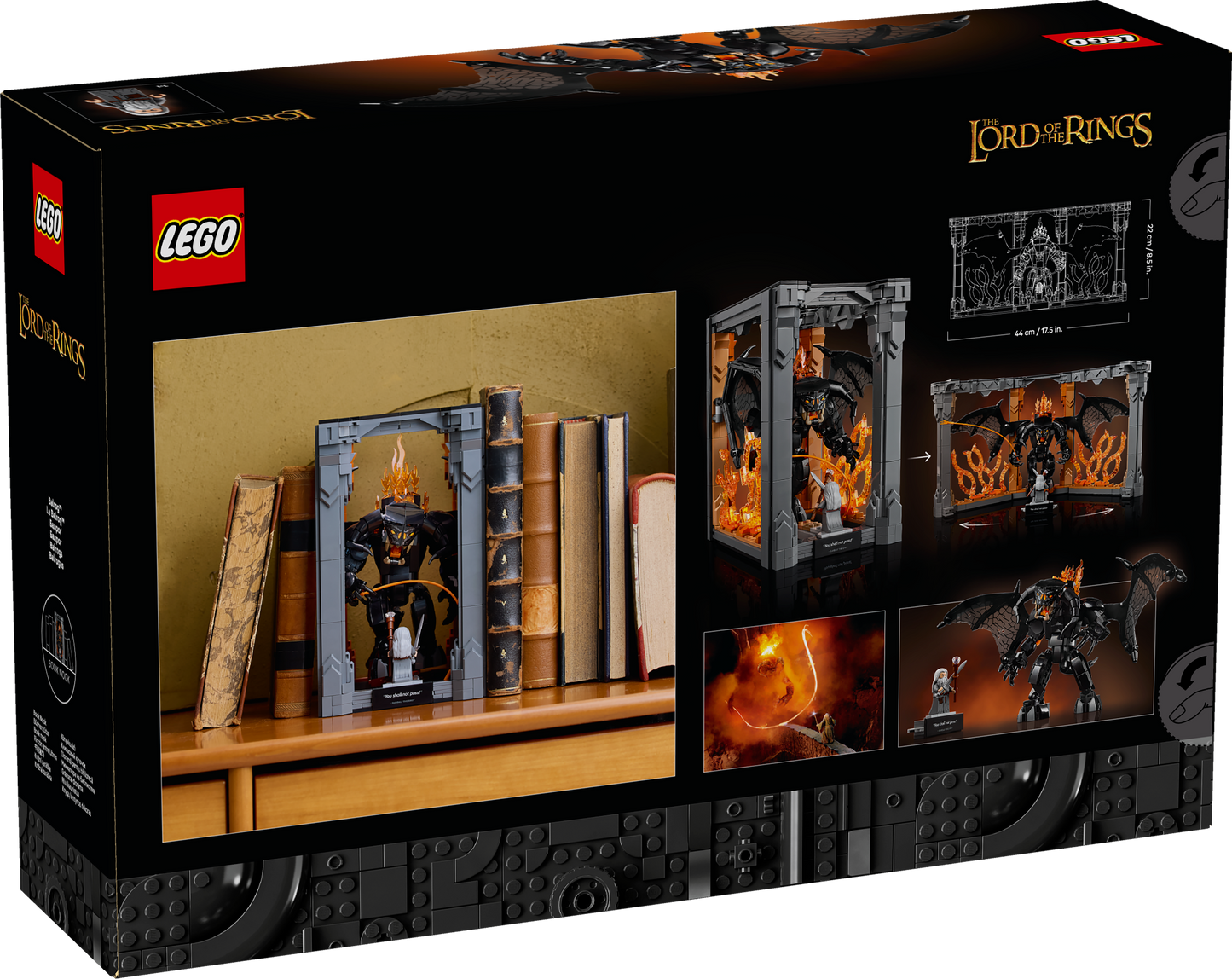 LEGO® Icons 10367 Der Herr der Ringe: Balrog™ Bücherstütze