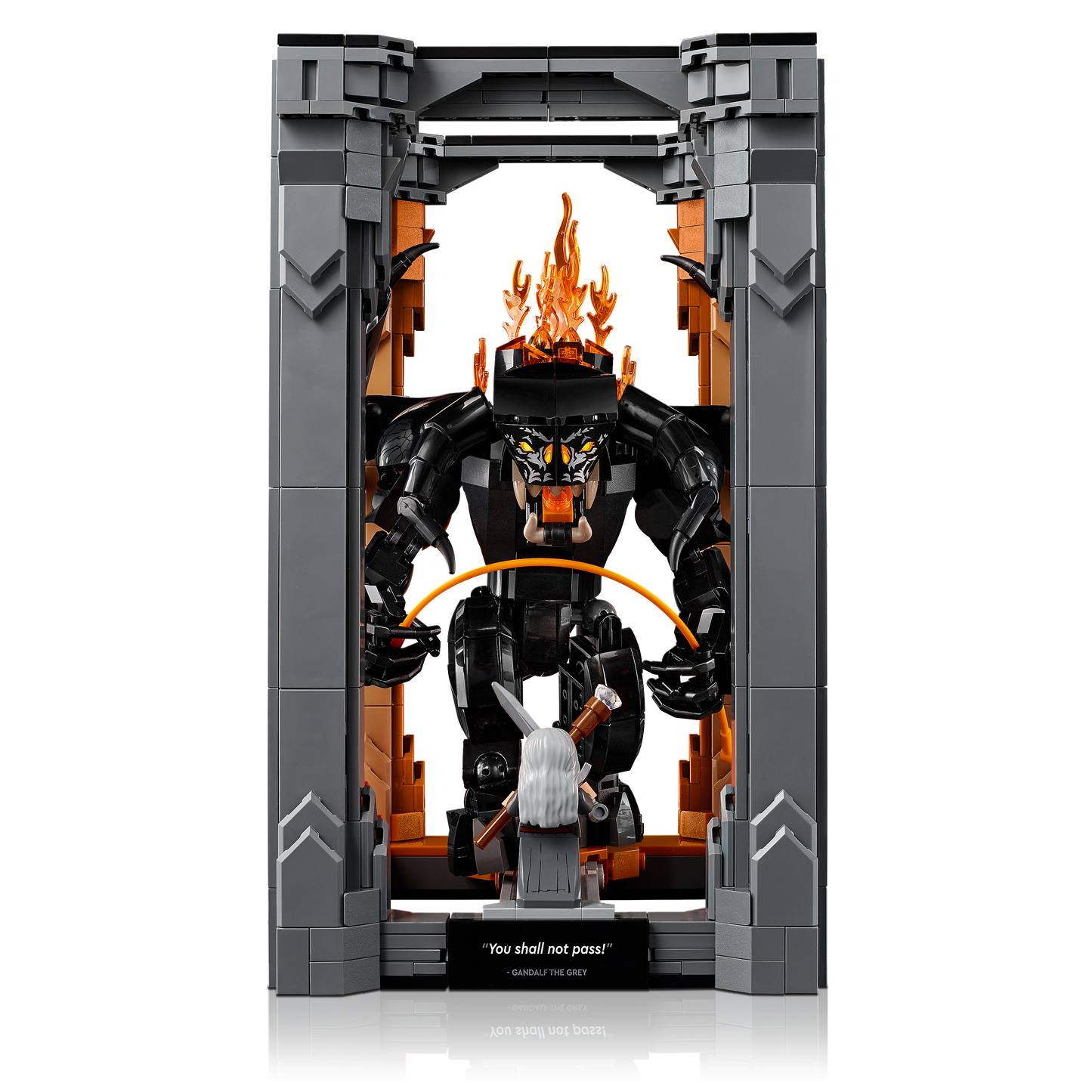 LEGO® Icons 10367 Der Herr der Ringe: Balrog™ Bücherstütze