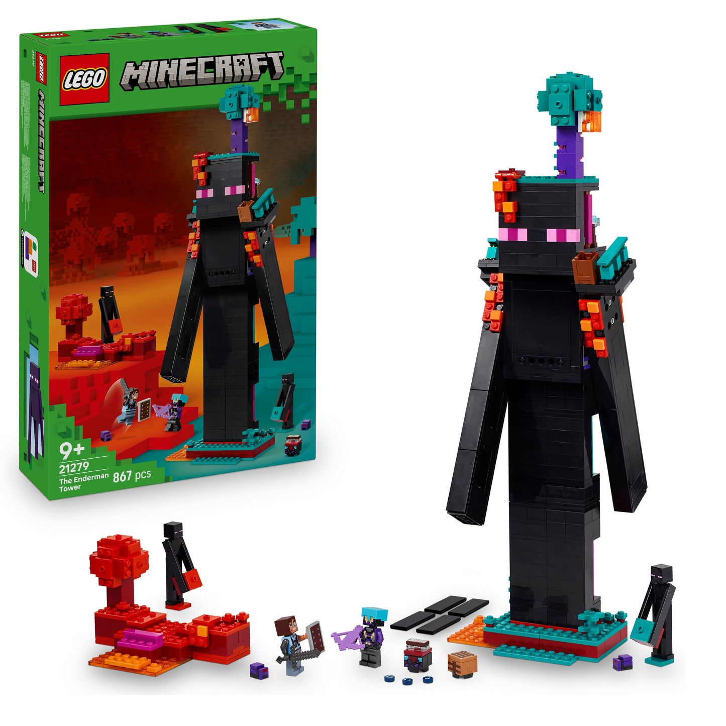 LEGO® Minecraft 21279 Der Enderman-Turm