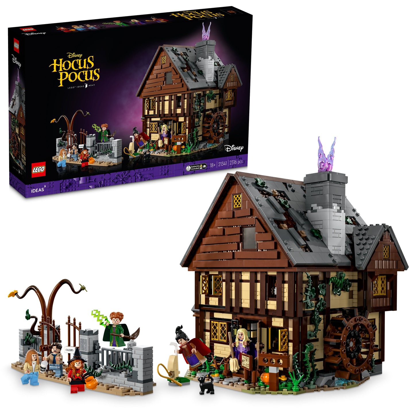 21341 LEGO® Ideas Disney Hocus Pocus: The Sanderson Sisters' Cottage