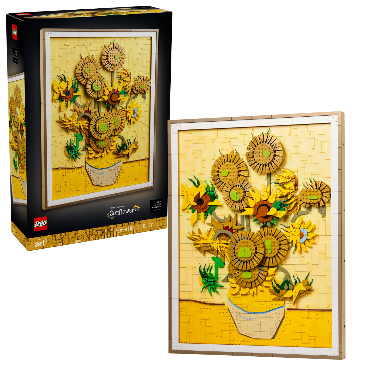 LEGO® Art 31215 Vincent van Gogh – Sonnenblumen