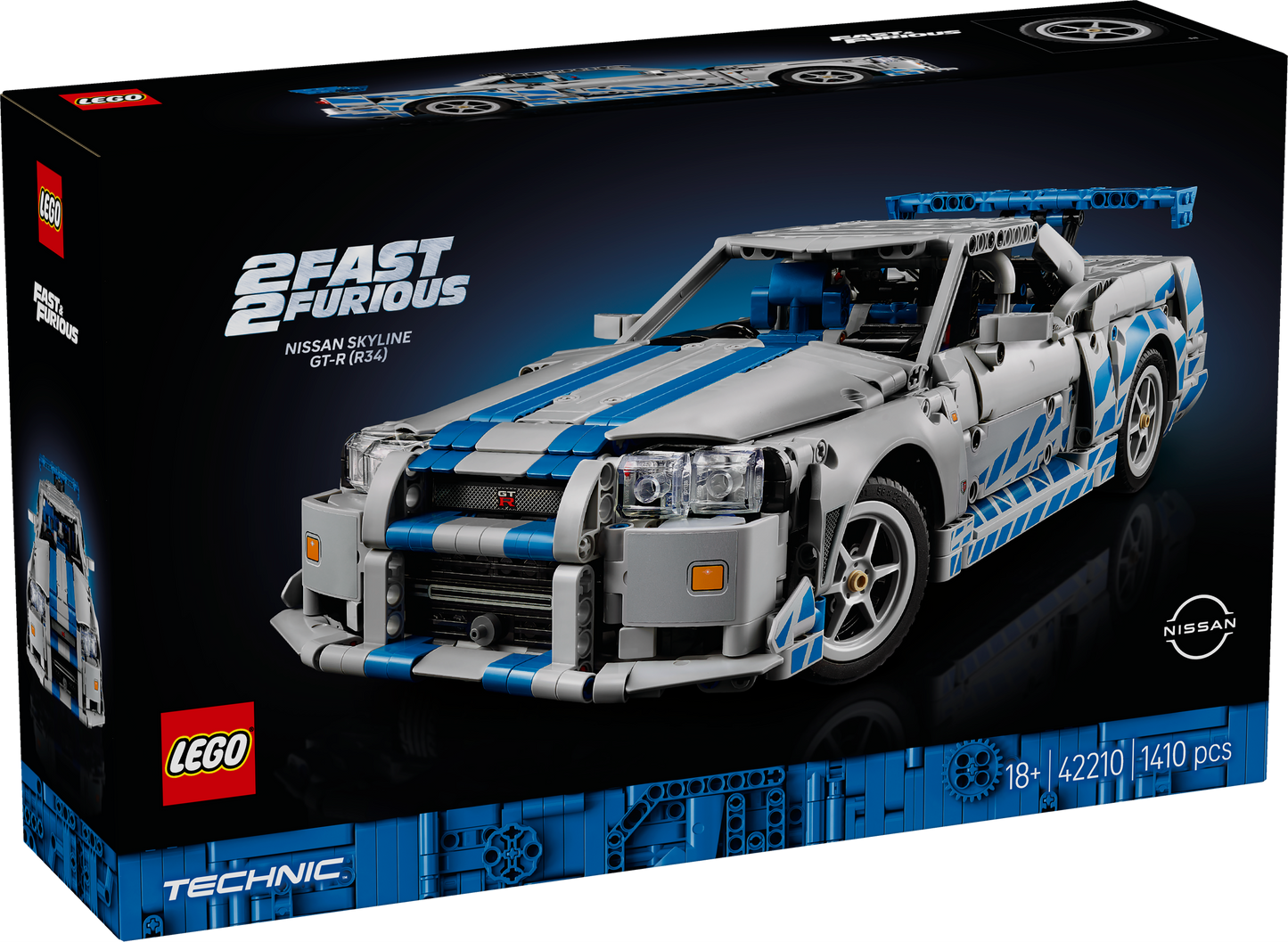 42210 2 Fast 2 Furious Nissan Skyline GT-R (R34) Car