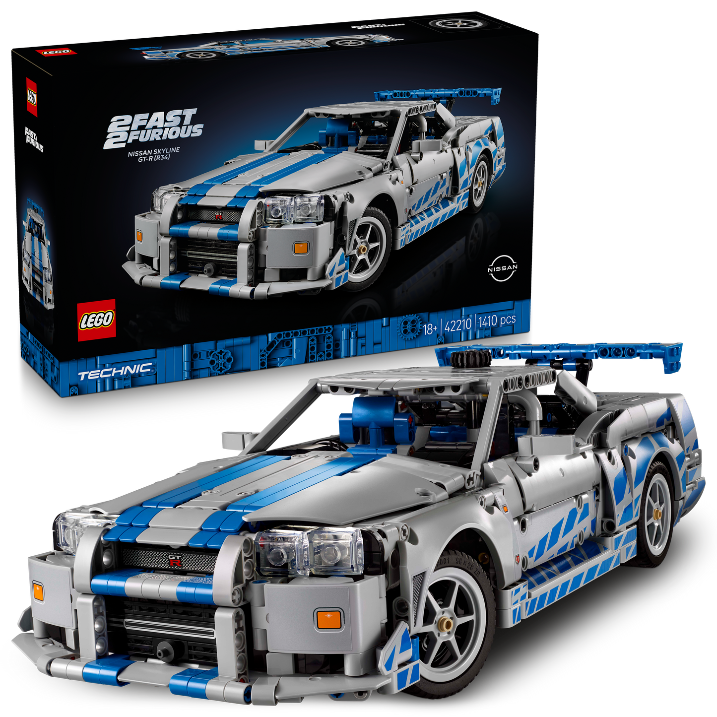 42210 2 Fast 2 Furious Nissan Skyline GT-R (R34) Car