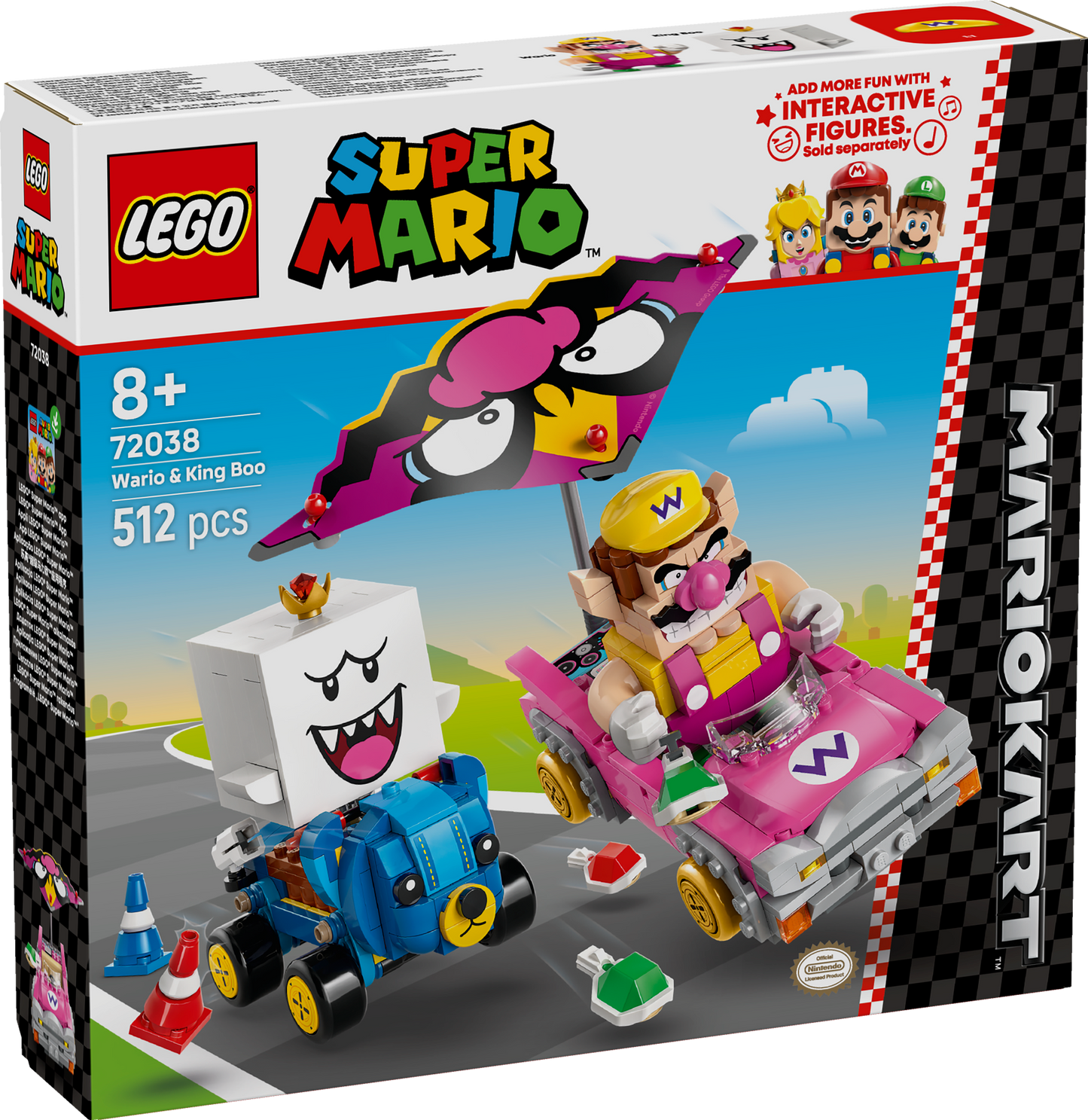 72038 Mario Kart- Wario & King Boo