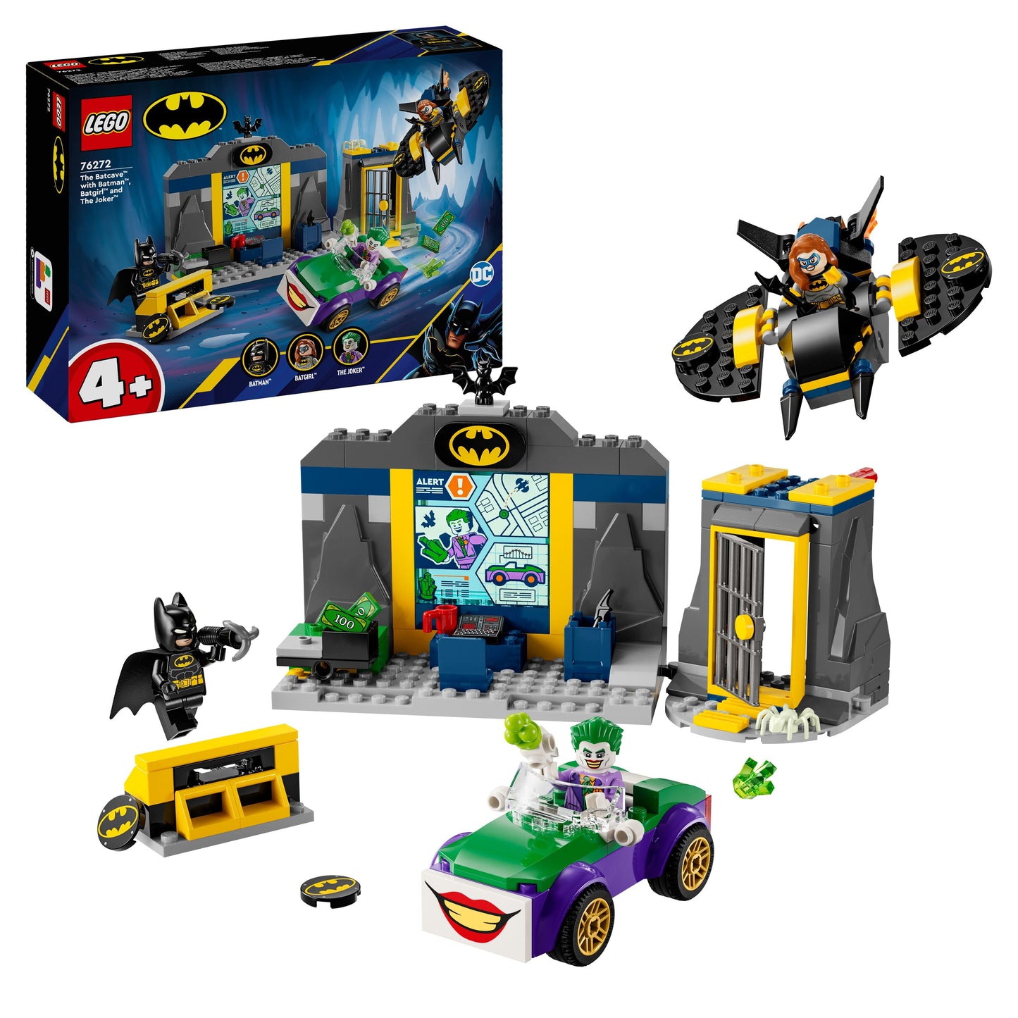 76272 The Batcave™ with Batman™, Batgirl™ and The Joker™