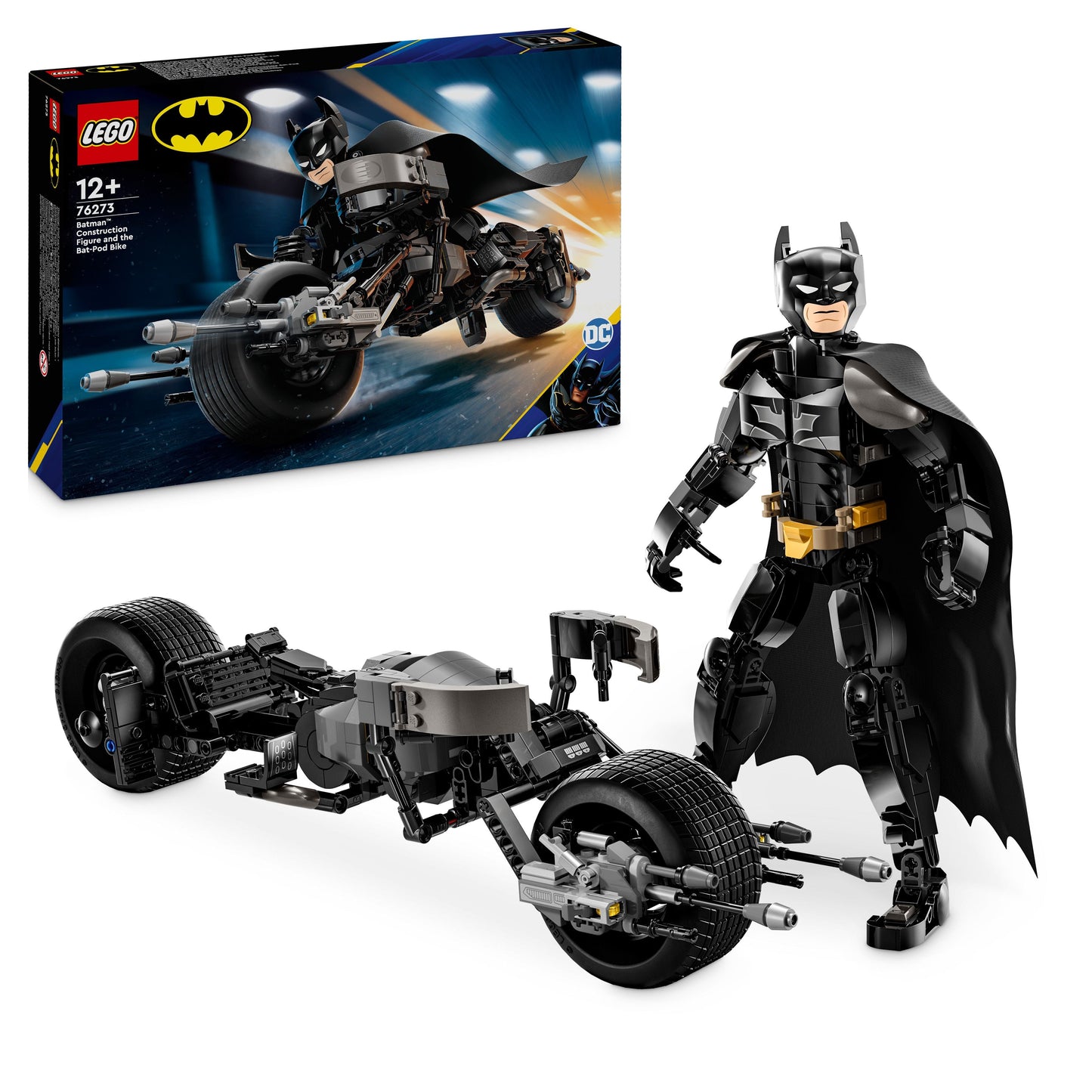76273 Batman™ Construction Figure and the Bat-Pod Bike