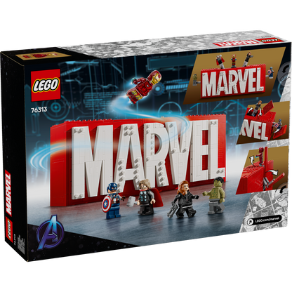 76313 MARVEL Logo & Minifigures