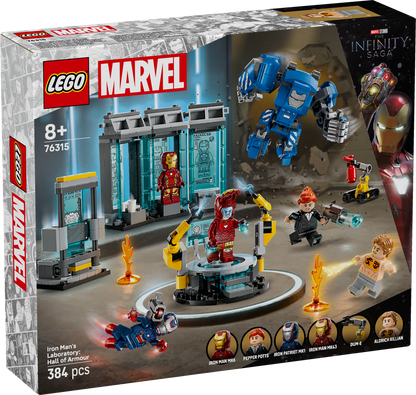 76315 Iron Man's Laboratory: Hall of Armour