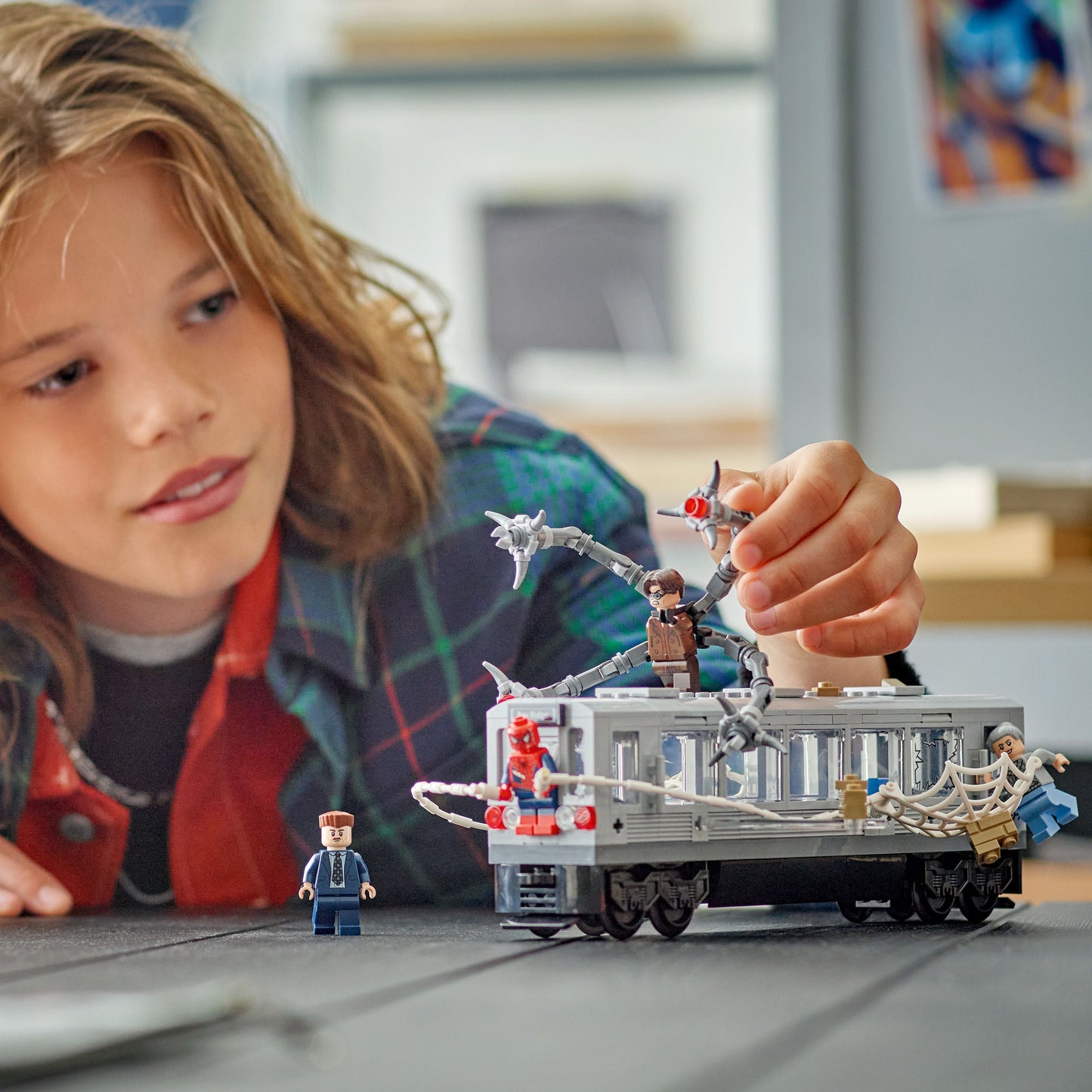 76321 Spider-Man Vs. Doc Ock Subway Train Scene