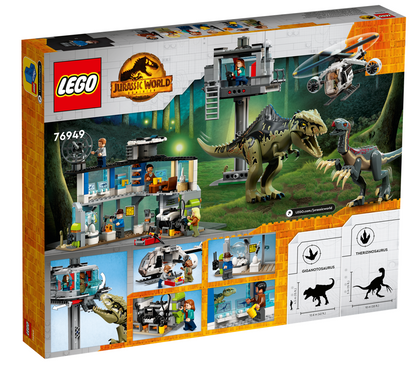 76949 Giganotosaurus and Therizinosaurus Attack