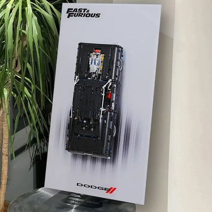 LEGO™ Frame for Fast & Furious Displayed in a FLOATING Style