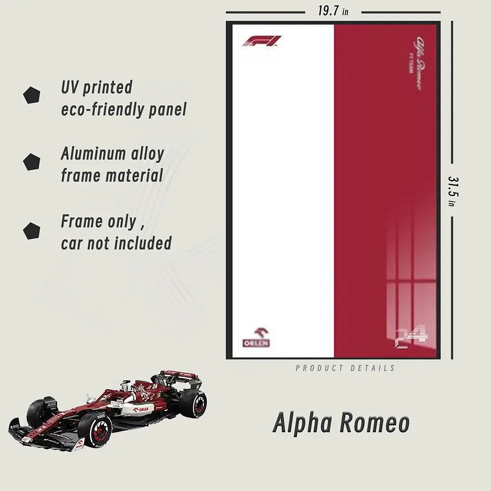CADA™ Alfa Romeo F1  Wall Mount Frame